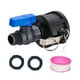 thumbnail image 2 of Conector IBC Conector IBC Válvula de válvula con válvula de bola Se a los contenedores de IBC, Conector de la manguera de jardín de toneladas, 2 of 9