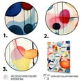 thumbnail image 3 of Designart "Mid Century Geometric Shapes in Colorful Display III" Abstract Framed Wall Art - Modern Colorful Abstract Geometric Entryway Framed Wall Art, 3 of 6