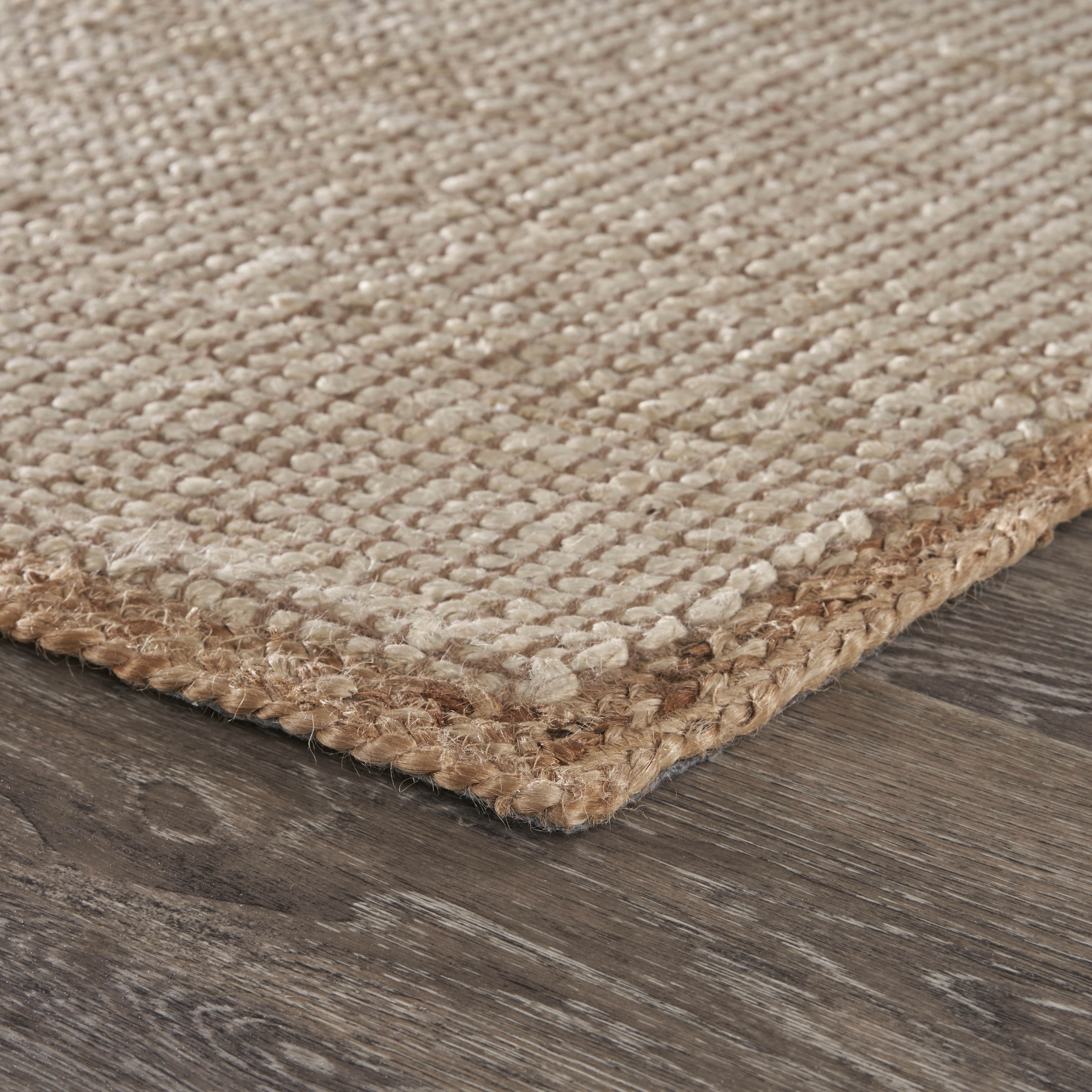Lr Home Woven Solid Print Hand-Made Area Rug, 12' x 9'