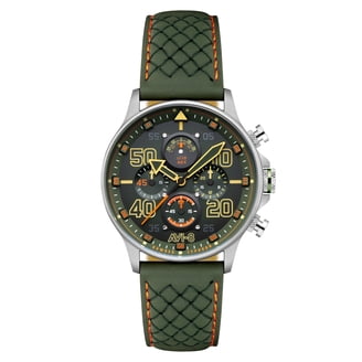 3H Italia DPS1AN 52mm Ocean Divers Steel Watch Black And Orange