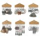 thumbnail image 2 of Juego de Pendientes Yuxing borlas forma de concha hueca geométrica vintage para mujer, 2 of 2