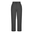 thumbnail image 6 of Sakmal Gray Womens Sweatpants Lightweight Wide Leg Plus Size Boyfriend Pants Running Solid Casual Sweatpants for Women XXL, 6 of 6