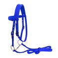 thumbnail image 4 of Horse Bridle Rein Harness Headstalls Removable Snaffle Nylon Webbing Blue M, 4 of 9