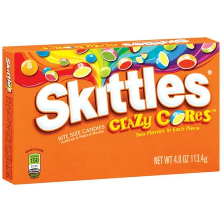 Skittles Crazy Cores Bite-Sized Candies, 4 oz