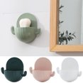 thumbnail image 1 of Dream Lifestyle Sticky Soap Dish Holder, ABS Plastic Creative Cactus Wall Mounted Storage Holder Soap Dish for Bathroom Shower Toilet Bathroom Kitchen, 1 of 8