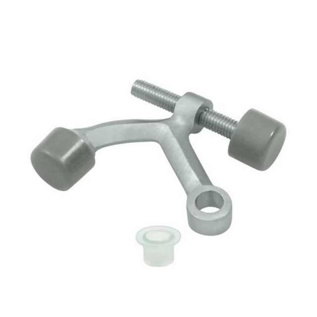 Hinge Mounted Pin Stop, Satin Chrome - Solid