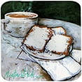 thumbnail image 4 of Carolines Treasures MW1189LCB Beignets Breakfast Delight Glass Cutting Board- Large, 4 of 4