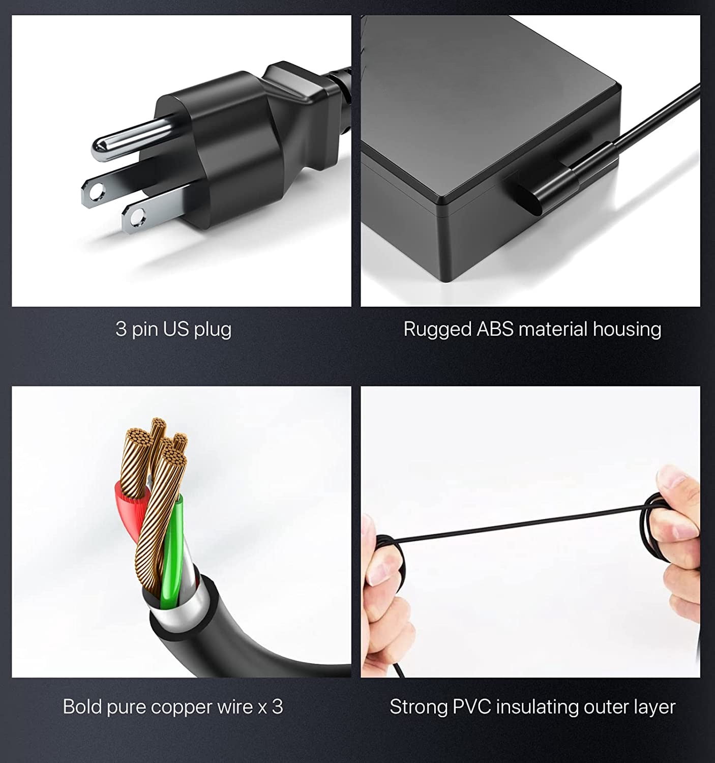 240W 20V 12A Laptop Charger for ASUS ROG Zephyrus M16 GU603HR GU603HM 6.0*3.7mm AC Adapter