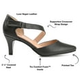 thumbnail image 5 of Journee Womens Tillis Pointed Toe Mid Heel Pumps, Widths Available, 5 of 10