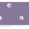 thumbnail image 3 of Riley Blake Halloween Starry Night Witch Moon Lilac Purple Sparkle 100% Cotton Price Per Yard, 3 of 3