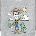 thumbnail image 3 of Toy Story - Woody Pastel - Men's Crew Neck Fleece Pullover, 3 of 5