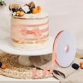 thumbnail image 4 of NOGIS Orange Gingham Ribbon, 0.4 inch x 50Yd Orange and White Thin Crafts Ribbon Buffalo Checker Ribbons for Hair Accessories Picnic School and Birthday Gift Wrapping, 4 of 7