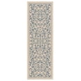 thumbnail image 2 of Safavieh Courtyard Nanda Botanical Indoor/Outdoor Runner Rug, Natural/Blue, 2'3" x 10', 2 of 9