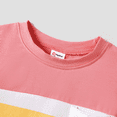 thumbnail image 3 of PatPat Family Matching Color Block Tee and Ditsy Floral Shirred Top Dress Sets, 3 of 4