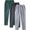 22#Green, variant on Ftwytp Men's Tracksuit Bottoms 2Pc Joggers Jogging Sweatpants Baggy Sport Gym Wear Elastic Wide Leg Pull On Pants Regular Fit Work Trousers with Pockets