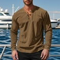 thumbnail image 2 of VJATTWR Men's Crewneck Striped T-Shirt Soft Elastic Tees L, 2 of 4
