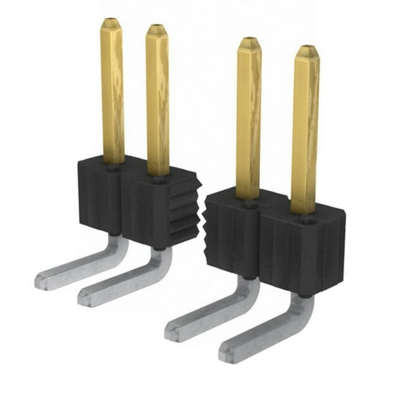 68016-106HLF Connector Header Through Hole, Right Angle 6 position 0.100 (2.54mm)