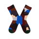 thumbnail image 1 of Granjero Gordo 1 par de calcetines de algodón asimétricos AB creativos, calcetines de pareja populares personalizados con patrones interesantes, piérdete, 1 of 3