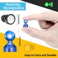 thumbnail image 1 of 32 Colourful Transparent Strong Magnetic Studs Small - 8 Colours, 1 of 7