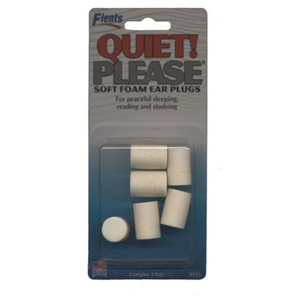 Flents Quiet! Please Ear Plugs 3 Pair, 3 pair in each package By API