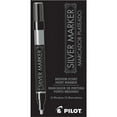 thumbnail image 4 of Pilot Metallic Permanent Marker, Medium, Silver, 4 of 4