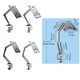 thumbnail image 4 of Methold Soporte de libro de aleación de aluminio ergonómico multifuncional ángulo ajustable Universal soporte de repuesto para portátil de Videojuegos y accesorios Plata tipo 2, 4 of 6
