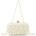 thumbnail image 7 of CAILDANL Women Pearl Evening Handbags Beaded Clutch Purses for Wedding Bridal Party Prom, 7 of 7