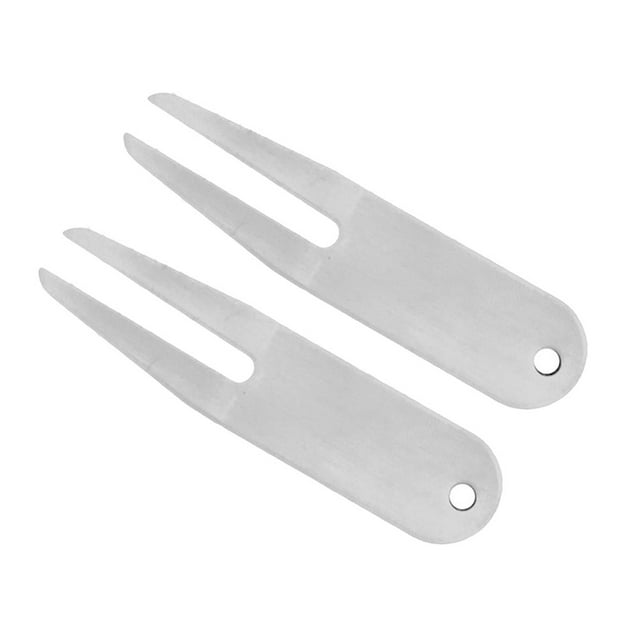 Miangastore 2Pcs Portable Golfs Forks Repairing Divot Tools Golfs Divot Tools Professional Golfs Tools