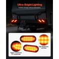 thumbnail image 3 of VEVOR Trailer Lights, 4PCS 12V Oval LED Trailer Tail Lights Kit with Stop Brake Turn Tail Lamp, Waterproof Tow Lighting Kit for Boat Truck Camper RV Snowmobile Bus Caravan, 3 of 9