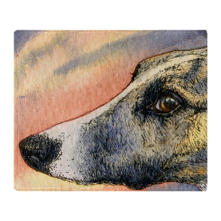- CafePress - Brindle Whippet Greyhound Dog - Soft Fleece Throw Blanket, 50