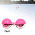 thumbnail image 4 of Almencla 10Pcs ing Inline Rattle Bite Alarm Tackle Bell Bead Luring ing Pink, 4 of 5