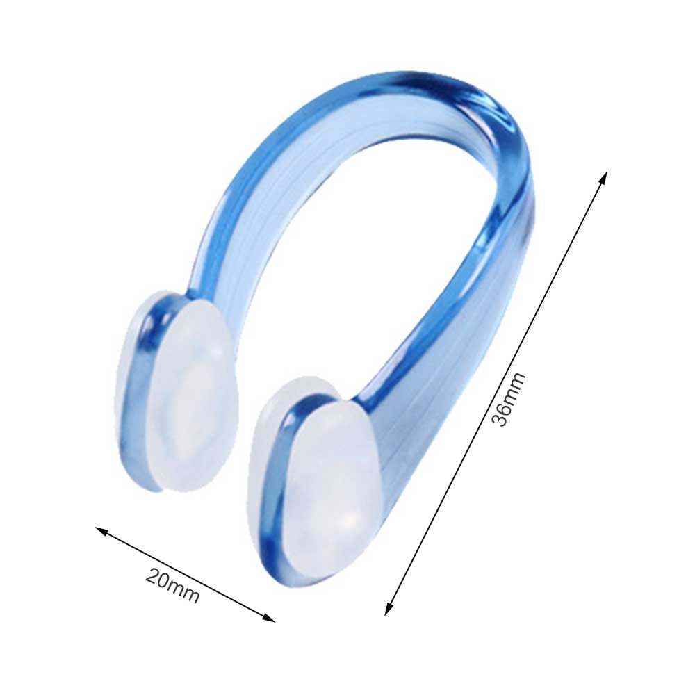 Men Women Soft Silicone Swim Swimming Nose Clip with Transparent Case 