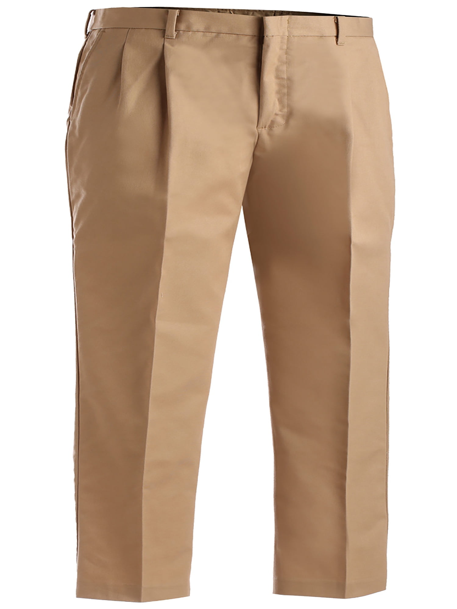 Edwards Garment Men's Tall Business Casual Chino Pleated Pant, Style