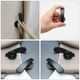 thumbnail image 4 of 2 ganchos de pared para cortinas, ganchos de plástico para sujetar cortinas, ganchos de pared para cortinas, colgador de cortinas, 4 of 8