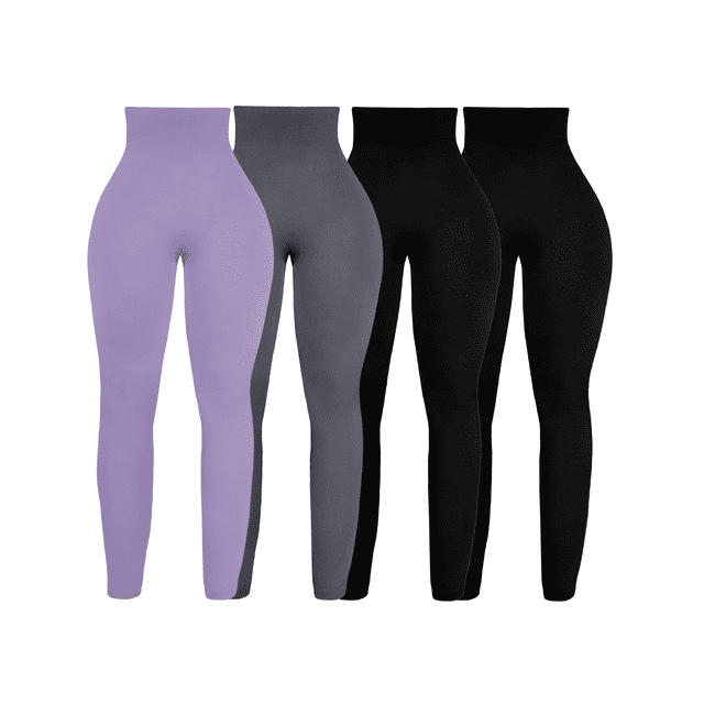 Pack 4 Colores Leggins Faja Termicos Afelpados Unitallas Yog