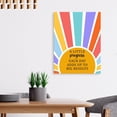 thumbnail image 3 of Mental Health Canvas Wall Art,A Little Progress Each Day Adds Up to Big Results Motivational Quote Painting Prints Poster Ready to Hang for Counselor Therapy Office School Wall Decor,12x15 Inch Y415, 3 of 6