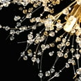 thumbnail image 5 of Modern Firework Crystal Chandeliers Sputnik Chandelier Light Fixture Dandelion Pendant Lighting for Dining Room, Bedroom, Kitchen, Living Room(8-Light, Gold), 5 of 12