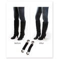 thumbnail image 4 of Boottique Boot Clips, Boot Straps, Boot Snugs for Pants (2-Pack 3" and 5" Black), 4 of 4