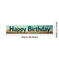thumbnail image 3 of Colorful Floral Themed Happy Birthday Banner Background Backdrop Party Supplies for Birthday Party Decoration Photography Props Celebration Decorations, 3 of 7