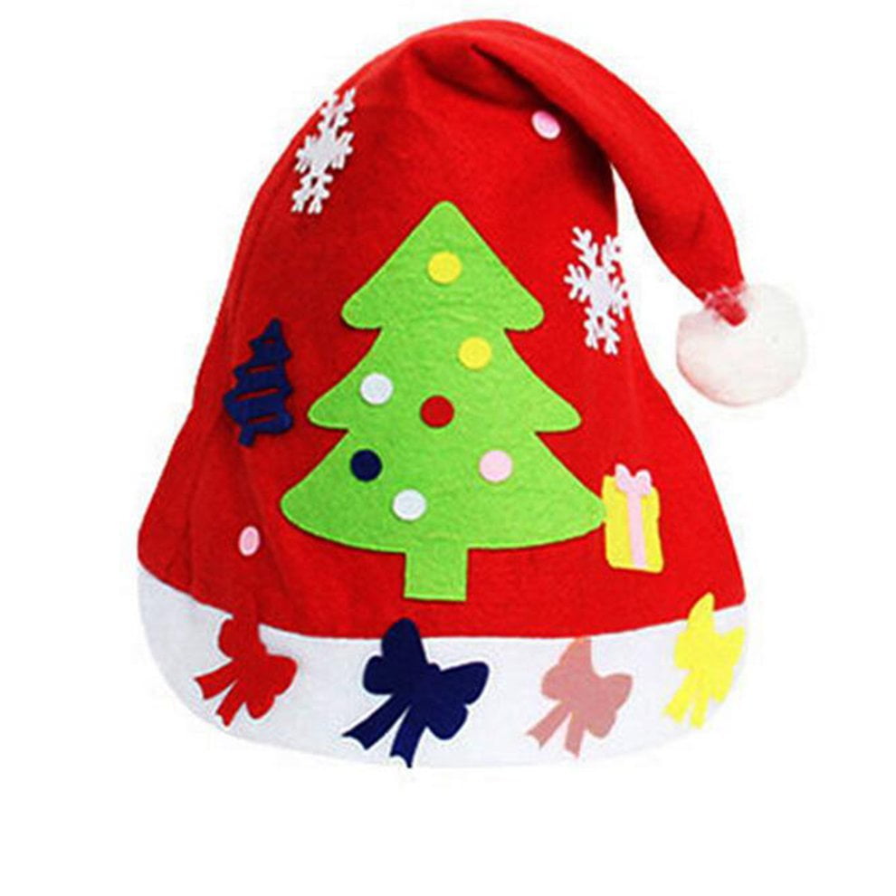 Download Christmas Diy Plush Non Woven Fabric Hats Creative Decoration Supplies Walmart Canada PSD Mockup Templates