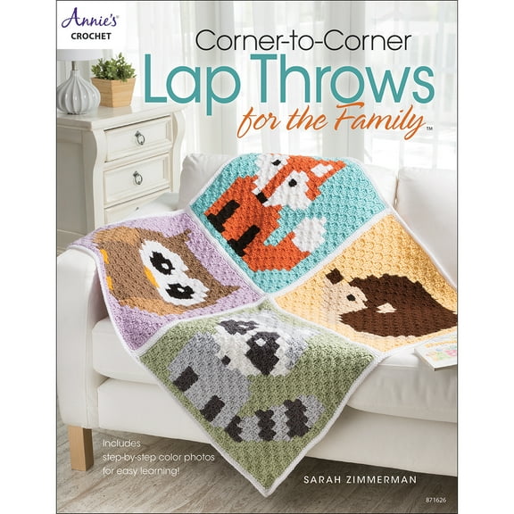 Annie's Corner To Corner Lap Throws For Family Bk