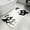 White, variant on Black Cat Washable Area Rugs for Living Room Bedroom, Large Non Slip Indoor Floor Carpet Absorbent Low Pile Cute Funny Cats Cartoon Animal Modern Art Door Mat Rugs for Bathroom Entryway 47.2"x63"