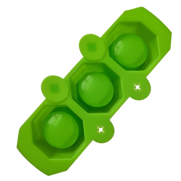 Bearachild Maceta de hormigón poligonal geométrica redonda de 3 agujeros, molde de jarrón, moldes de cemento de Cactus, molde de maceta de aromaterapia Artesanía Verde Bearachild HA002323-01