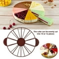 thumbnail image 5 of Bakeware Set,Cake Portion Marker Cake Divider Round Cake Slicing And Pie Slicers Divider 10 Or 12 Piece Cake Slicing Marker Equal Portion Cutter Bread Cake Divider Baking Tool 10.6in, 5 of 6