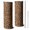 Brown and Black, variant on 20oz Black and Tan Leopard Print Skinny Tumblers Stainless Steel Tumbler with Lid and Straw,Vacuum Insulated Double Wall Travel Tumbler Cups with Cleaning Brush for Coffee,Tea