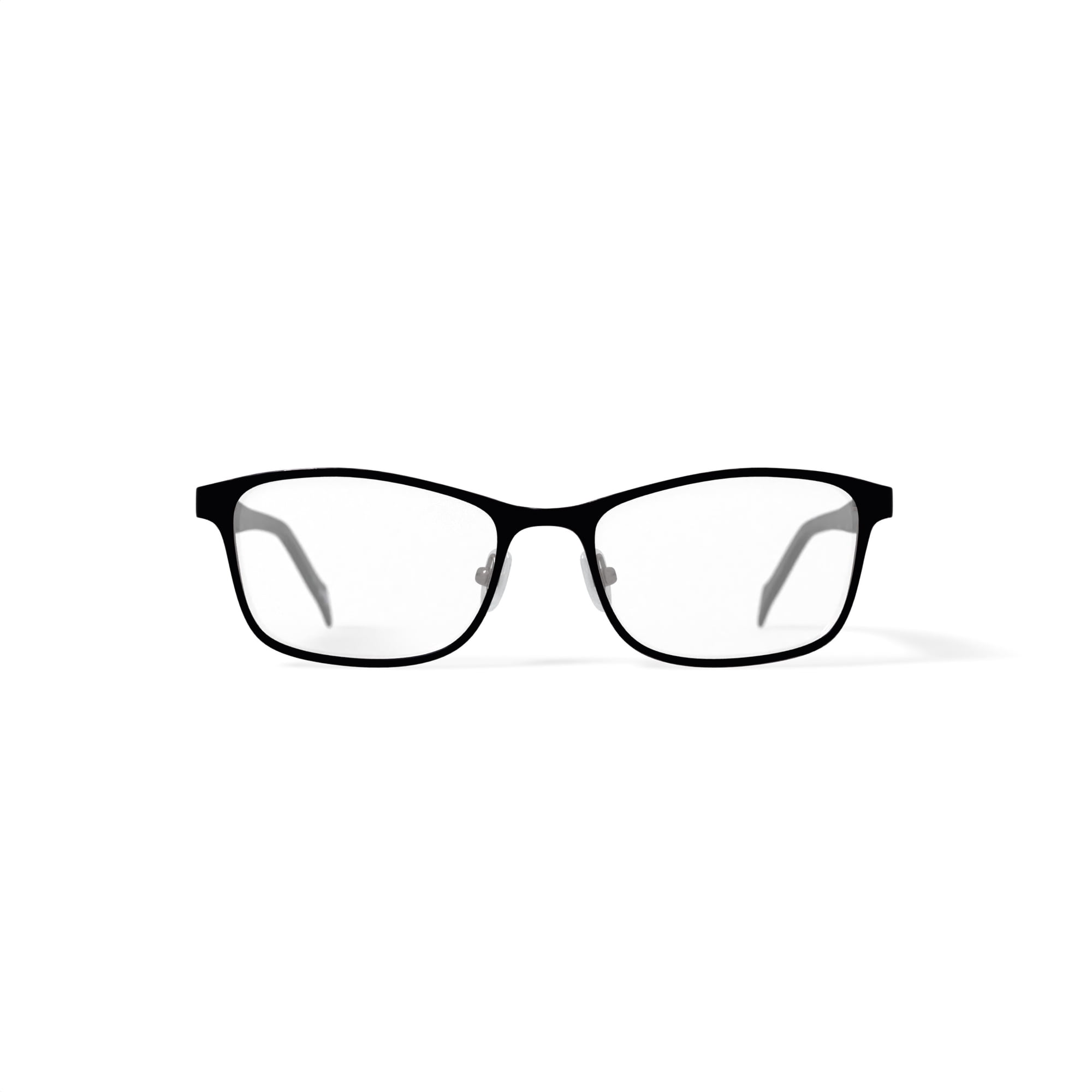 Laura Ashley Women's Emma Rectangular Prescription Eyeglasses with Case, Black