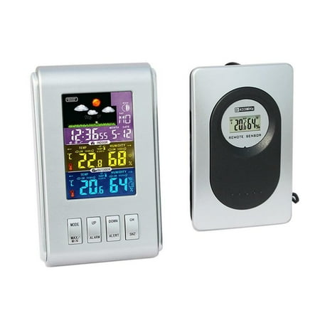

LCD Indoor/Outdoor Weather Station Wireless Weather Color Forecast Station With