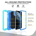 thumbnail image 3 of iPhone 11 Pro Max Case - Heavy Duty Hybrid Rugged Dual Layer Protective Shockproof Kickstand Cover with Ring Holder for Apple iPhone 11 Pro Max 6.5", M, 3 of 7