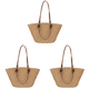 thumbnail image 1 of Bolso Hombro Mano Tejido para Mujer Viajes Al Aire Libre (marrón), 1 of 9