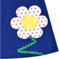 thumbnail image 4 of Sunny Fashion Girls Casual Dress Cotton Short Sleeve Flower Embroidered 4 Years, 4 of 5